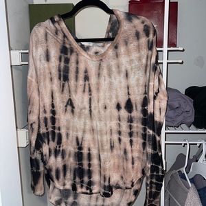 tye dye light weight sweater